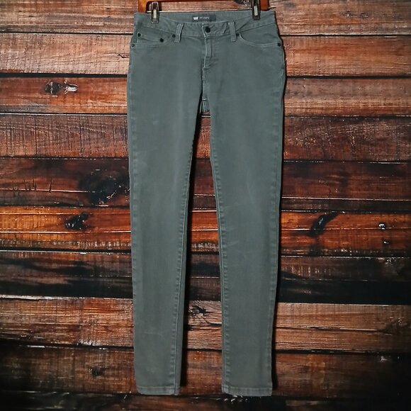 Levi's 535 Legging Jeans Size 11 Marbled Gray Denim Stretch - Picture 2 of 11